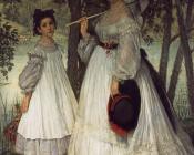 詹姆斯蒂索 - The Two Sisters Portrait